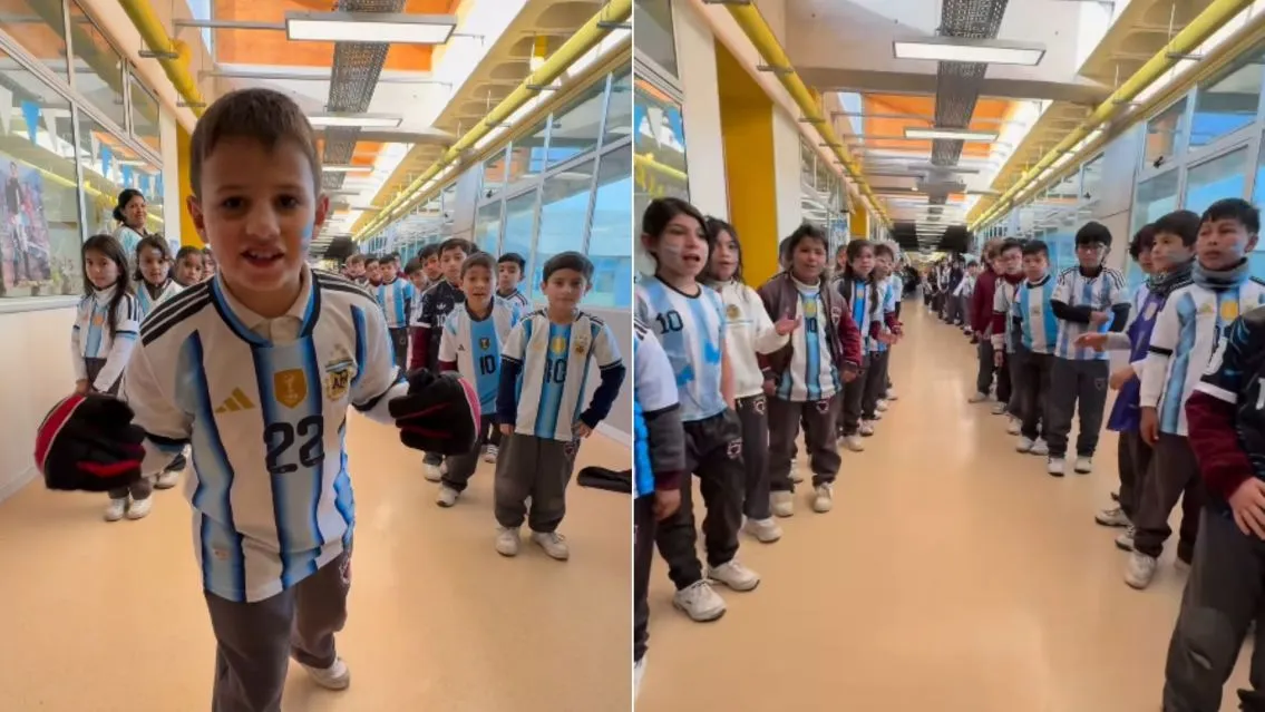 El gesto de Messi que emocionó a todo un colegio de Salta