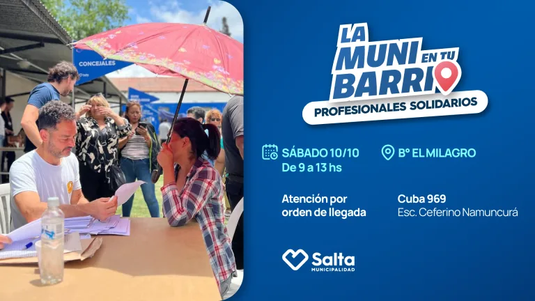 Este sábado llega a barrios del sudeste «La Muni en tu Barrio»