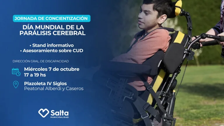 La Municipalidad participará de una jornada de concientización sobre parálisis cerebral